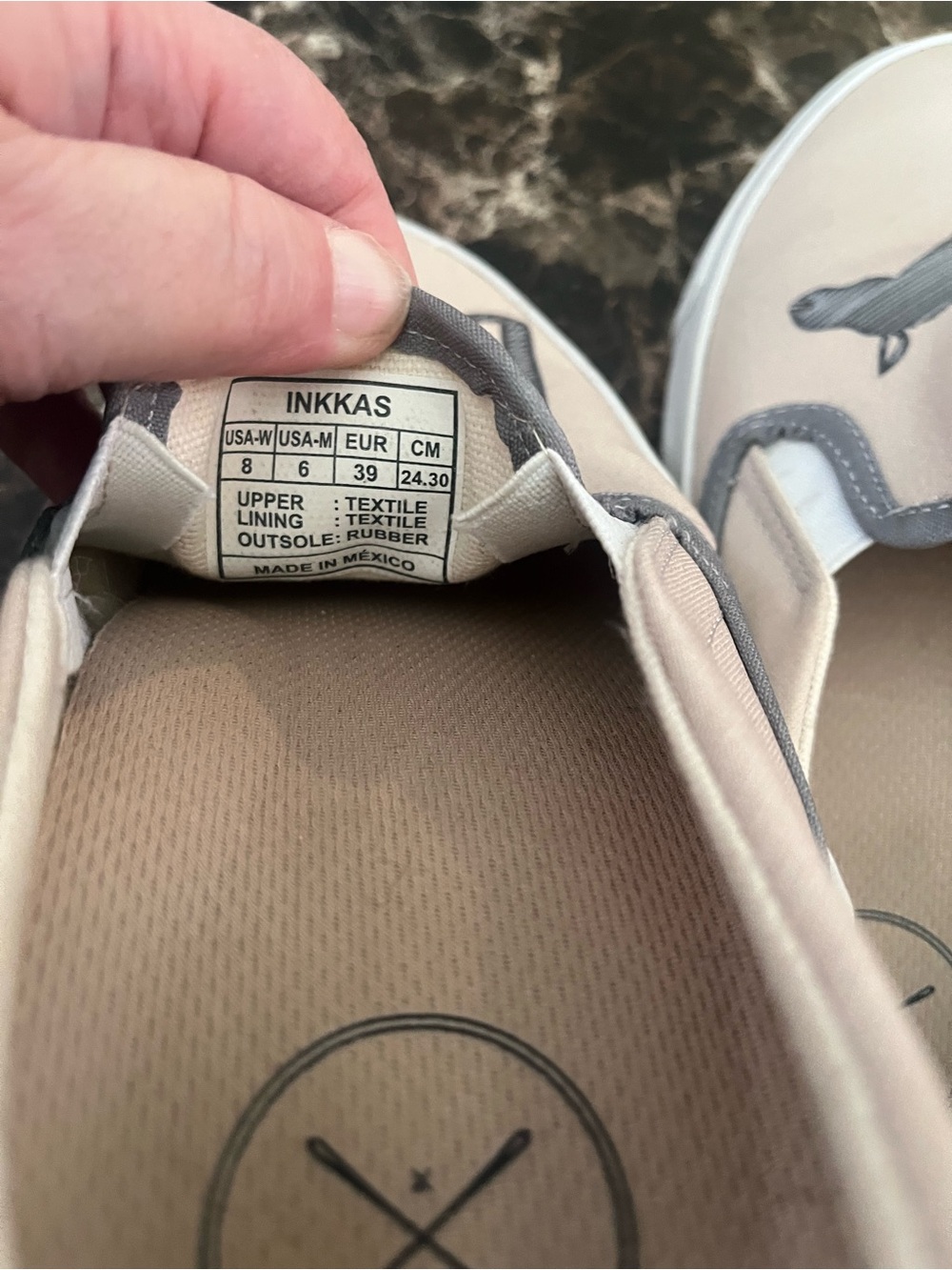 Casual Pink Canvas Slip-On Sneakers with 'BAD' Donkey Graphic - Picture 10 of 12